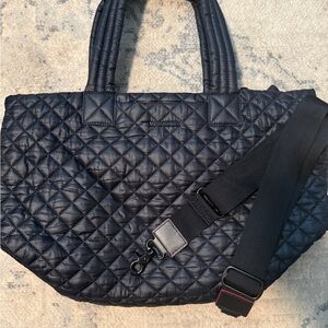 MZ Wallace Black Medium Metro Deluxe Tote